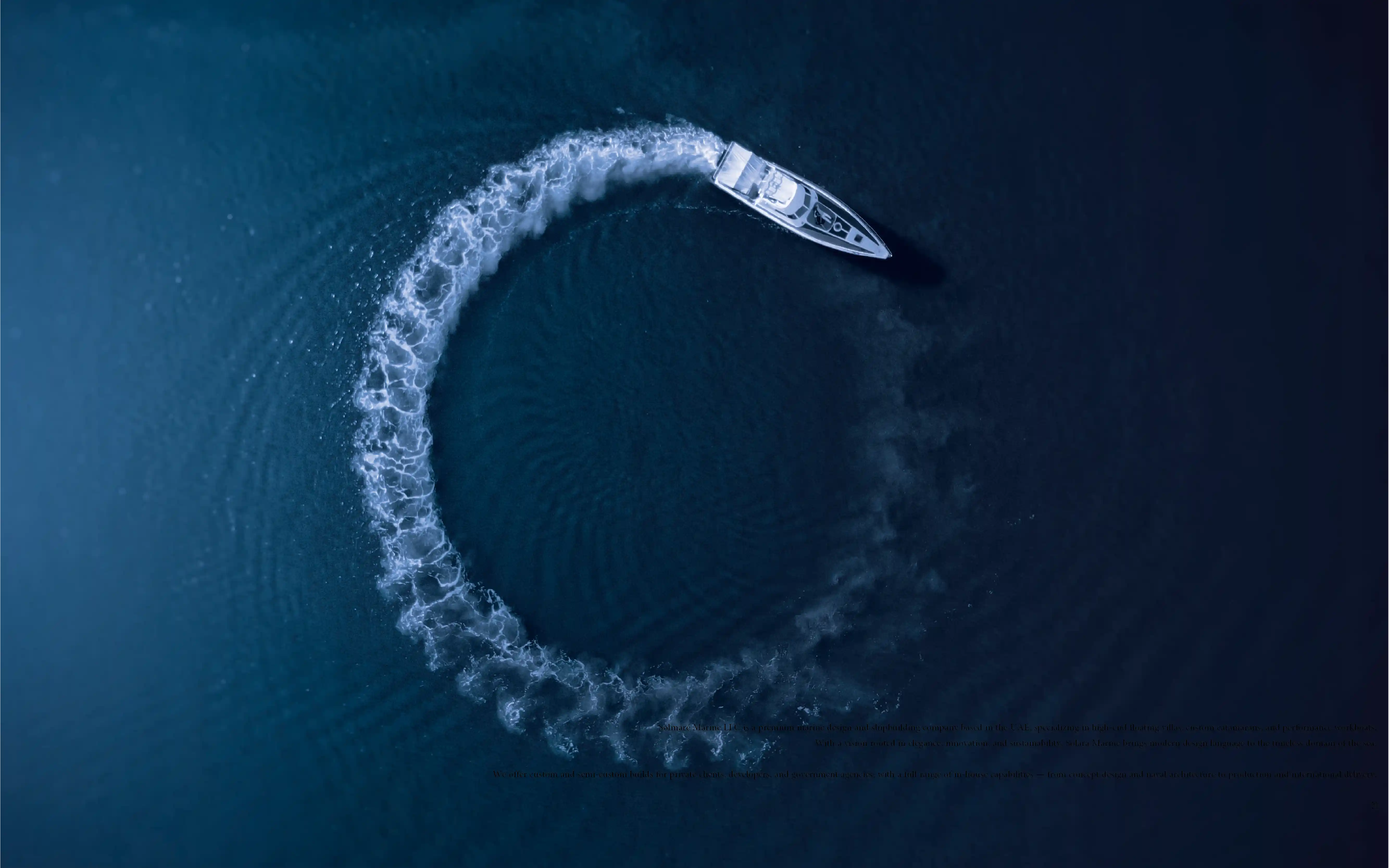 Hero background with luxury yacht