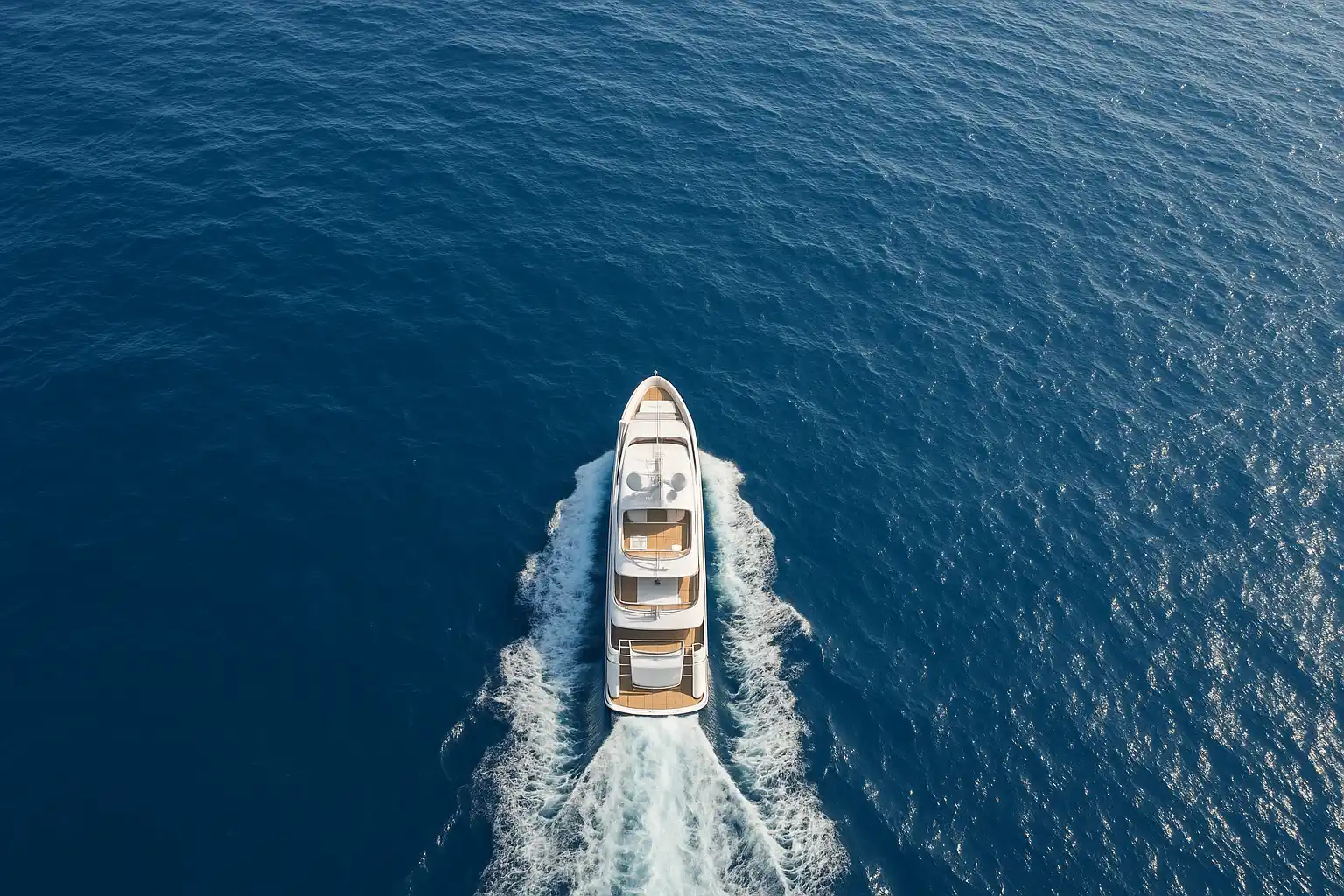 Hero background with luxury yacht