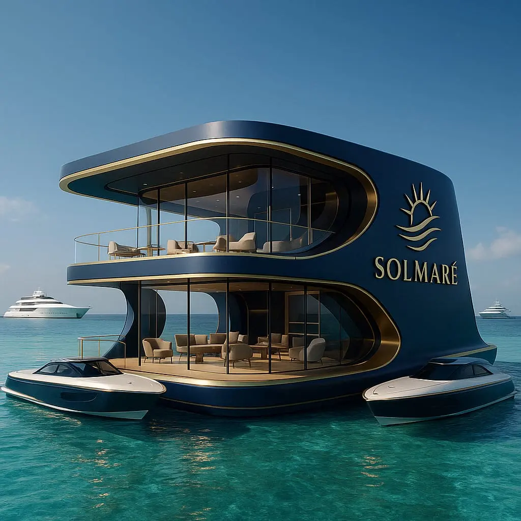 Solmaré luxury yacht vision - exterior view